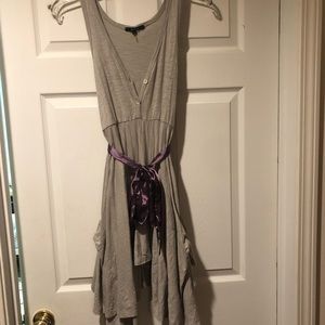 Grey cotton dress